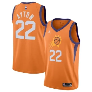 Eccezionale Deandre Ayton Phoenix Suns Jordan Brand 2020/21 Swingman Jersey Statement Edition Orange