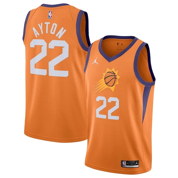 Eccezionale Deandre Ayton Phoenix Suns Jordan Brand 2020/21 Swingman Jersey Statement Edition Orange