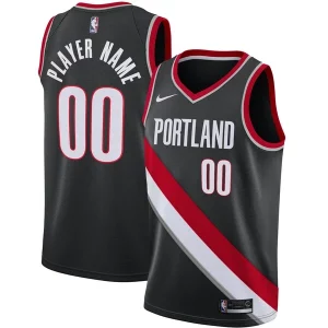 Magnifico Pratico Classico Portland Trail Blazers Nike 2020/21 Swingman Custom Jersey Icon Edition Black