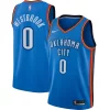 Resistente Russell Westbrook Oklahoma City Thunder Nike Swingman Player Jersey Icon Edition Blue