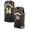Incantevole Giannis Antetokounmpo Milwaukee Bucks Nike Unisex Select Series Swingman Jersey Black