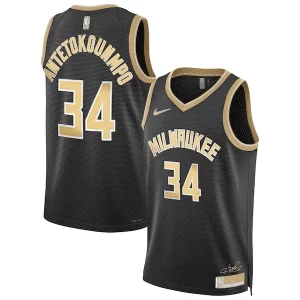 Incantevole Giannis Antetokounmpo Milwaukee Bucks Nike Unisex Select Series Swingman Jersey Black