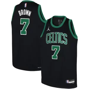 Duraturo Jaylen Brown Boston Celtics Jordan Brand Youth Swingman Jersey Statement Edition Black