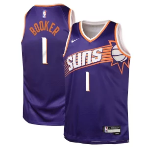 Fantastico Delizioso Fascinante Devin Booker Phoenix Suns Nike Youth Swingman Jersey Icon Edition Purple