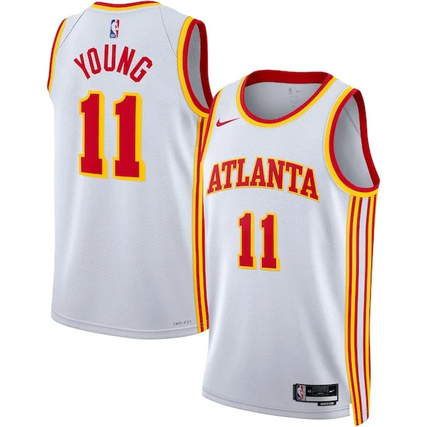 Incantevole Trae Young Atlanta Hawks Nike Unisex Swingman Jersey Association Edition White/Red