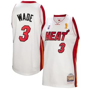 Elegante Carino Dwyane Wade Miami Heat 2005 06 Authentic Player Jersey White