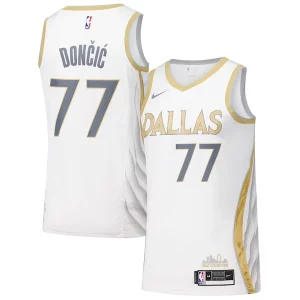Versatile Attraente Delizioso Dallas Mavericks Nike Swingman Player Jersey City Edition White