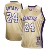 Carino Kobe Bryant Los Angeles Lakers Hall of Fame Class of 2020 #24 Authentic Hardwood Classics Jersey Gold
