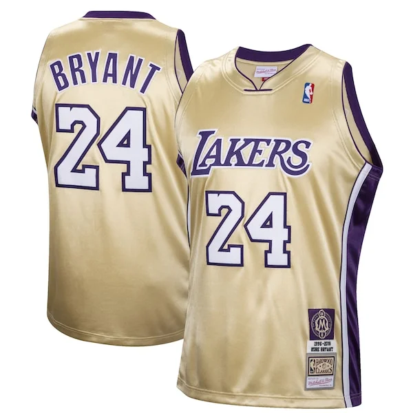 Carino Kobe Bryant Los Angeles Lakers Hall of Fame Class of 2020 #24 Authentic Hardwood Classics Jersey Gold