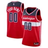 Accattivante Washington Wizards Nike Unisex Swingman Custom Jersey Red Icon Edition