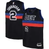 Incantevole Prestigioso Robusto Cade Cunningham Detroit Pistons Jordan Brand Youth Swingman Jersey Statement Edition Black