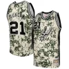 Pratico Comodo Tim Duncan San Antonio Spurs 2013/14 Swingman Jersey Camo