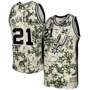 Pratico Comodo Tim Duncan San Antonio Spurs 2013/14 Swingman Jersey Camo