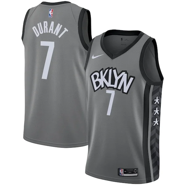 Trendy Kevin Durant Brooklyn Nets Nike 2019/2020 Swingman Jersey Statement Edition Gray