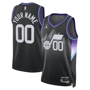 Versatile Splendido Utah Jazz Jordan Brand Unisex 2024/25 Custom Swingman Jersey Statement Edition Black