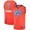 Versatile Eccezionale Bellissimo Chet Holmgren Oklahoma City Thunder Fast Break Replica Player Jersey Statement Edition Orange