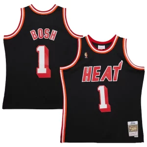 Elegante Chris Bosh Miami Heat 2013/14 Hardwood Classics Swingman Jersey Black