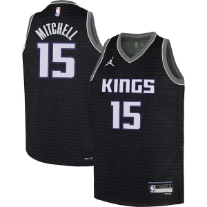 Eccezionale Robusto Magnifico Davion Mitchell Sacramento Kings Jordan Brand Youth Swingman Jersey Statement Edition Black