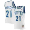 Raffinato Trendy Accattivante Kevin Garnett Minnesota Timberwolves 1995/96 Hardwood Classics Swingman Jersey White