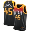 Cool Trendy Accattivante Donovan Mitchell Utah Jazz Nike 2021/22 Swingman Player Jersey Black City Edition