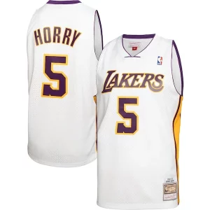 Attraente Cool Stupendo Robert Horry Los Angeles Lakers 2001/02 Hardwood Classics Swingman Jersey White