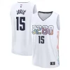Sofisticato Trendy Nikola Jokic Denver Nuggets Youth 2024/25 Fast Break Player Jersey City Edition White