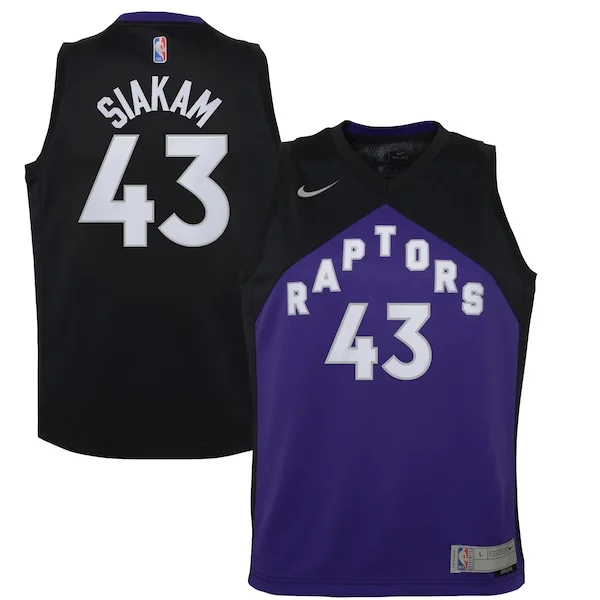 Versatile Comodo Lussuoso Pascal Siakam Toronto Raptors Nike Youth 2020/21 Swingman Player Jersey Black/Purple Earned Edition