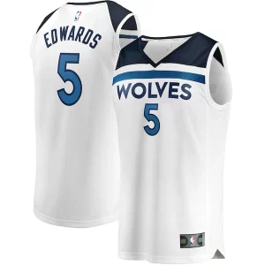 Incantevole Gorgeous Classico Anthony Edwards Minnesota Timberwolves Youth Fast Break Replica Player Jersey Association Edition White