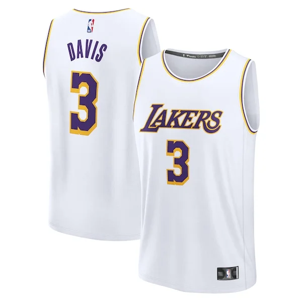 Sofisticato Bellissimo Moderno Anthony Davis Los Angeles Lakers Youth Fast Break Replica Player Jersey Association Edition White