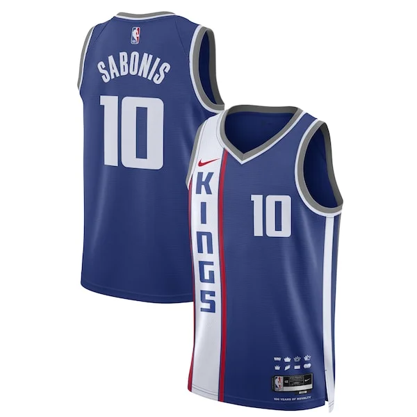 Incantevole Domantas Sabonis Sacramento Kings Nike Unisex 2023/24 Swingman Jersey Blue City Edition