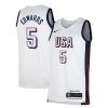 Incantevole Prestigioso Sofisticato Anthony Edwards Unisex Nike Men's USA Basketball 2024 Swingman Player Jersey White