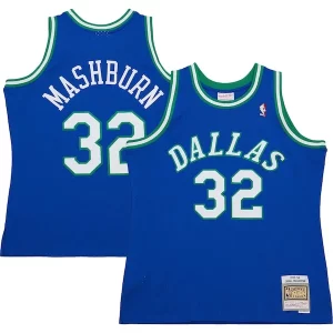 Bellissimo Jamal Mashburn Dallas Mavericks 2001/02 Hardwood Classics Swingman Jersey Blue