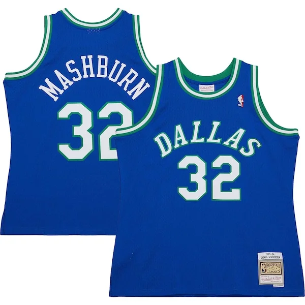 Bellissimo Jamal Mashburn Dallas Mavericks 2001/02 Hardwood Classics Swingman Jersey Blue