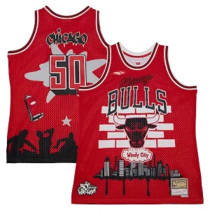 Ottimo Robusto Accattivante Chicago Bulls x Tats Cru Hardwood Classics Fashion Jersey Red