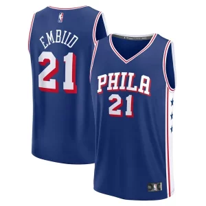 Bellissimo Joel Embiid Philadelphia 76ers Fast Break Replica Player Jersey Icon Edition Royal