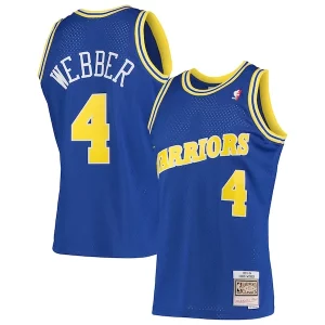 Fantastico Chris Webber Golden State Warriors 1993/94 Hardwood Classics Swingman Jersey Royal