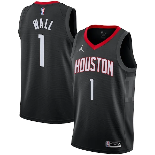 Eccezionale John Wall Houston Rockets Jordan Brand 2020/21 Swingman Jersey Statement Edition Black