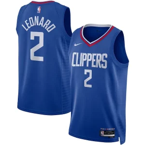Moderno Trendy Kawhi Leonard LA Clippers Nike Unisex Swingman Jersey Icon Edition Royal/White