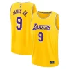 Classico Bronny James Los Angeles Lakers 2024 NBA Draft Fast Break Player Jersey Icon Edition Gold