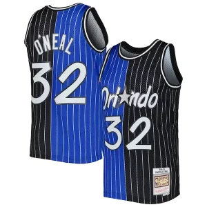 Trendy Fascinante Shaquille O'Neal Orlando Magic Hardwood Classics 1994/95 Split Swingman Jersey Blue/Black