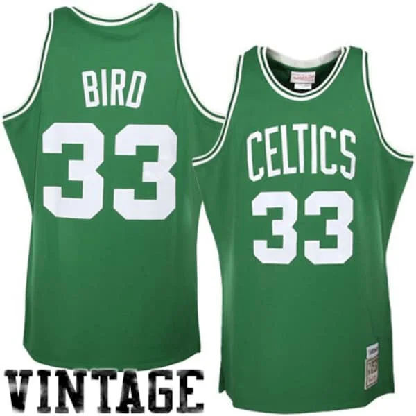 Fascinante Larry Bird Boston Celtics 1985/86 Hardwood Classics Authentic Jersey Kelly Green