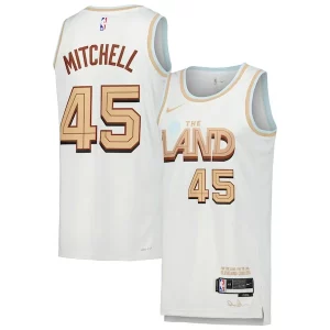 Prestigioso Trendy Donovan Mitchell Cleveland Cavaliers Nike Swingman Player Jersey City Edition White