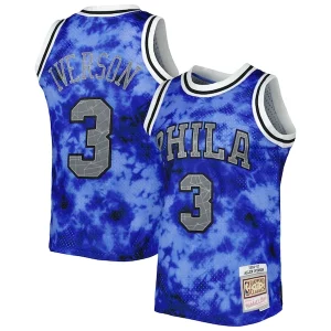 Incantevole Comodo Allen Iverson Philadelphia 76ers 1996/97 Galaxy Swingman Jersey Royal