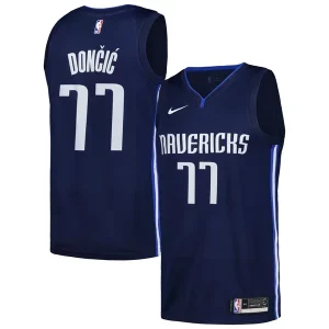 Accattivante Pratico Cool Luka Dončić Dallas Mavericks Nike Swingman Player Jersey City Edition Navy
