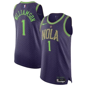 Magnifico Bellissimo Prestigioso Zion Williamson New Orleans Pelicans Nike 2024/25 Authentic Player Jersey City Edition Purple