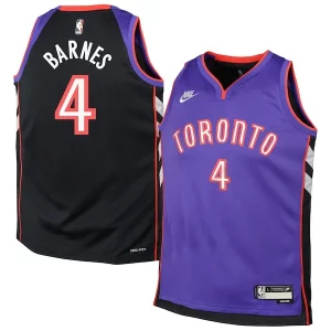 Resistente Accattivante Scottie Barnes Toronto Raptors Nike Youth 2024/25 Swingman Jersey Purple Classic Edition
