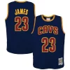 Prestigioso Ottimo LeBron James Cleveland Cavaliers Youth 2008/09 Hardwood Classics Swingman Jersey Navy
