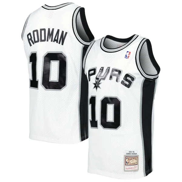 Incantevole Cool Dennis Rodman San Antonio Spurs 2001/02 Hardwood Classics Swingman Jersey White