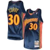 Accattivante Fantastico Stephen Curry Golden State Warriors 2009/10 Hardwood Classics Authentic Jersey Navy