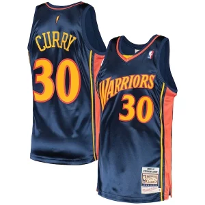 Accattivante Fantastico Stephen Curry Golden State Warriors 2009/10 Hardwood Classics Authentic Jersey Navy